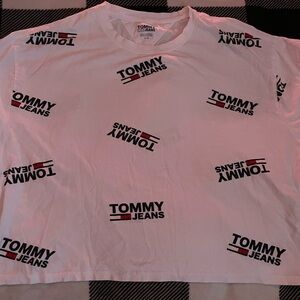 Tommy Hilfiger White crop top with Logo